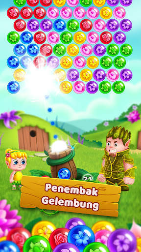 Bubble Shooter-Permainan Bunga screenshot 1