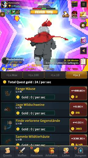 Retro Hero Mr Kim : Idle RPG screenshot 4