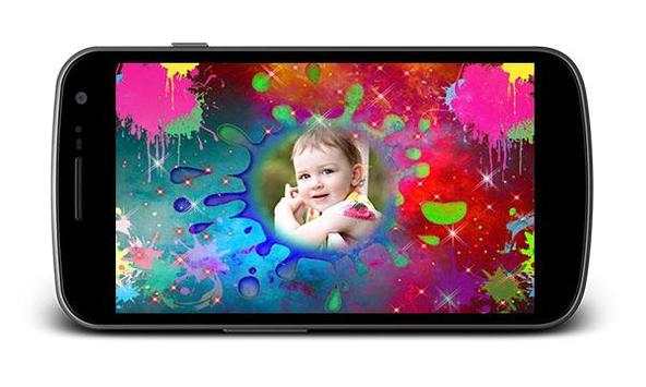 2016 Holi Photo Frames 1 تصوير الشاشة