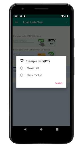 IPTV Test Lists screenshot 2