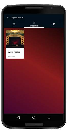 Opera music screenshot 2