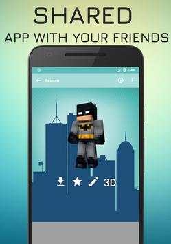Superhero skins for Minecraft 3D screenshot 5
