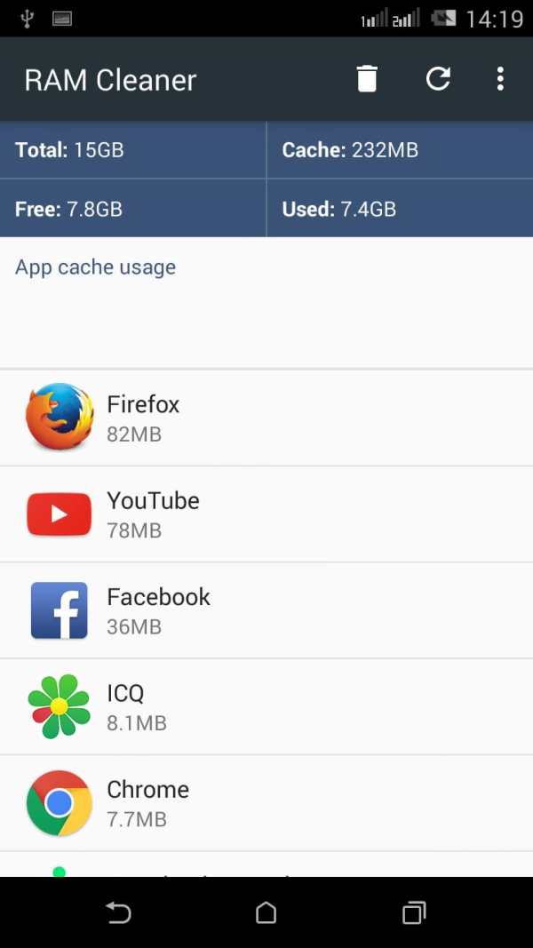 RAM cleaner screenshot 3