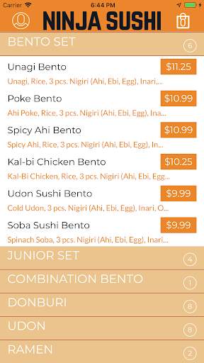 Ninja Sushi USA screenshot 2