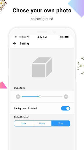 Photo 3D Cube Live Wallpaper screenshot 5