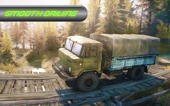 Offroad Trucker : Muddy Tracks Cargo Transport 3D screenshot 2