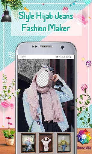 Style Hijab Jeans Fashion Maker screenshot 2