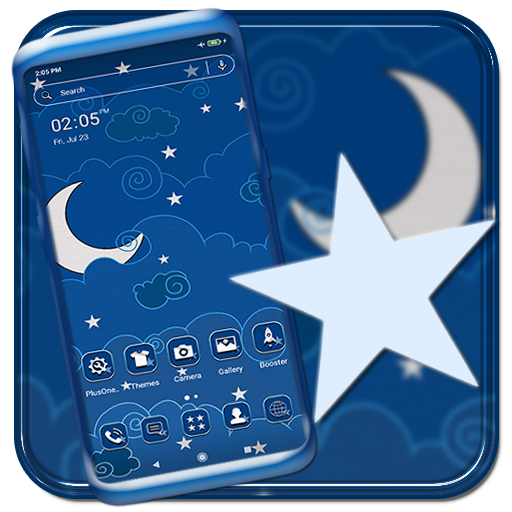 Moon Star Blue Theme icon