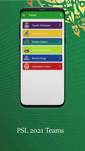 PSL 2021 schedule - PSL Live Cricket Matches screenshot 1