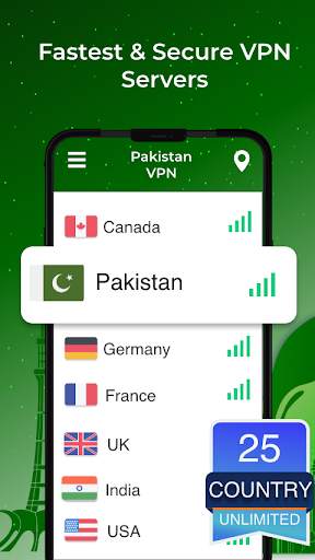 Pakistan VPN - Free, Fast & Secure VPN Proxy screenshot 2