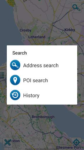 Map of Liverpool offline screenshot 2