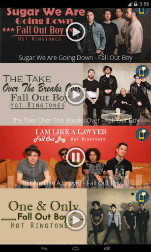 Fall Out Boy - Hot Ringtones screenshot 3
