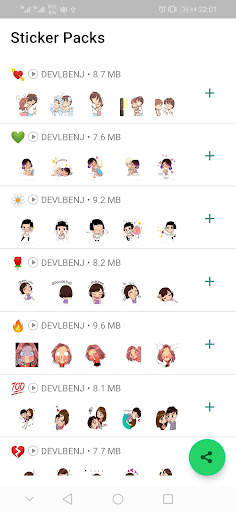 Animated 💥 Love Stickers for WhatsApp 😍 screenshot 2
