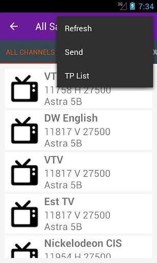 Astra Frequency List screenshot 5