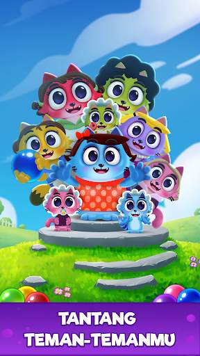 Game Kucing: Bubble Shooter 3D screenshot 2