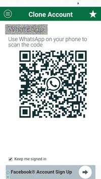 Clone Account For Whatsapp screenshot 1