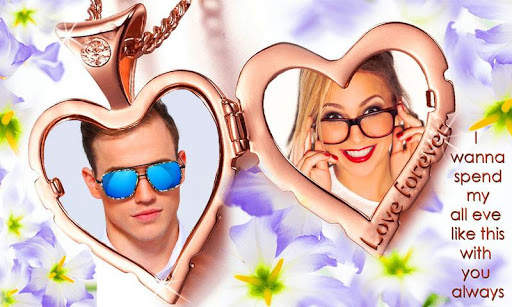 Romantic Love Locket Photo Frames 2019 2 تصوير الشاشة