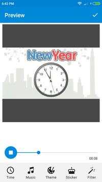 New Year Photo Video Maker - 2018 screenshot 8