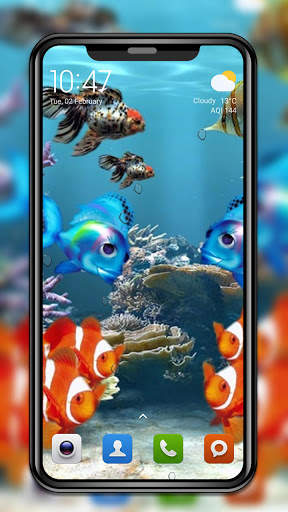 Magic Touch KoiFish LWP screenshot 1