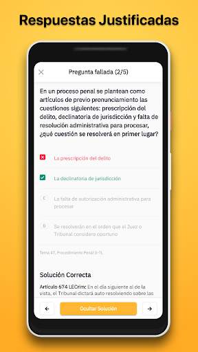 OpositaTest - Test de Oposiciones Online screenshot 4