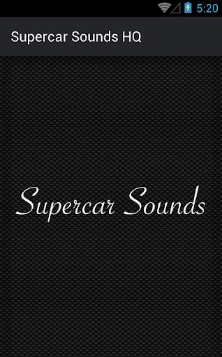 Supercar Sounds screenshot 1