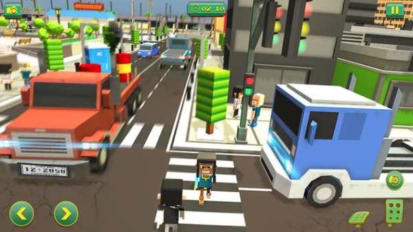 Blocky Truck Driver Simulator Urban Transport screenshot 15