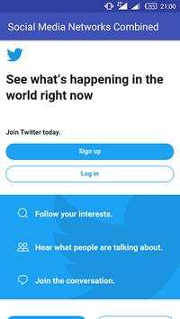 Combined Social Media Networks screenshot 3