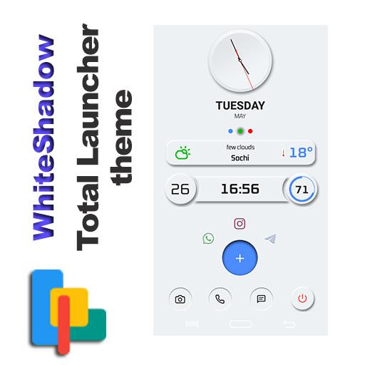 WhiteShadow Theme for Total Launcher icon