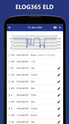 ELOG365 ELD screenshot 1