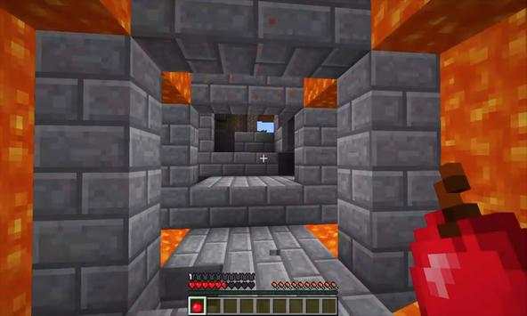 Volcano RUN parkour. Map for Minecraft PE screenshot 2