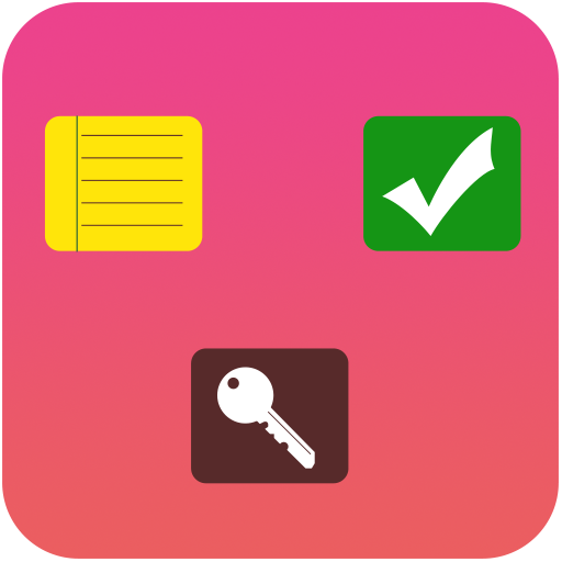 All In One - Notes,Check,Lock icon