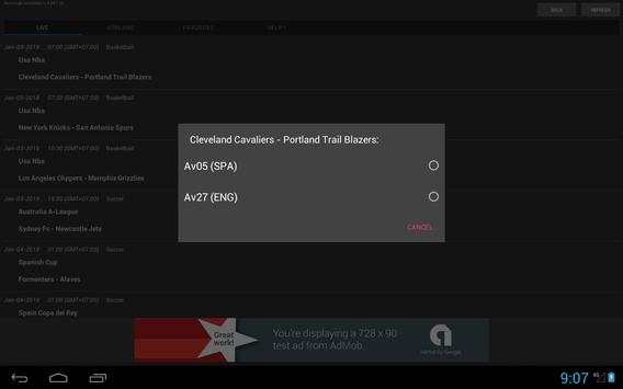 Sport TV screenshot 8