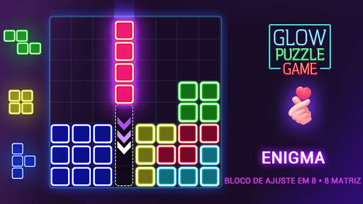 Glow Block Puzzle screenshot 1