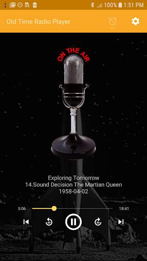 Old Time Radio Player - New UI screenshot 1
