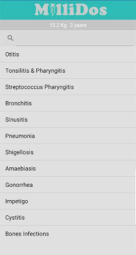 Millidos - Medicines Dosages screenshot 2