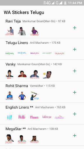 WA Stickers Telugu(WAST) screenshot 2