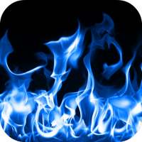 Blue Fire Live Wallpaper 3D