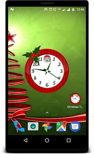 Christmas Time clock live wallpaper screenshot 5