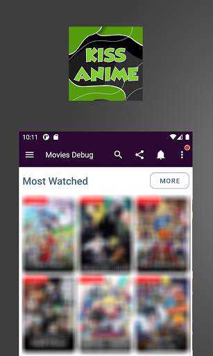 Kiss Anime HD Player 2 تصوير الشاشة