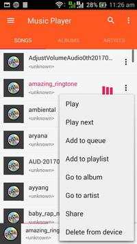 Music Player 4 تصوير الشاشة