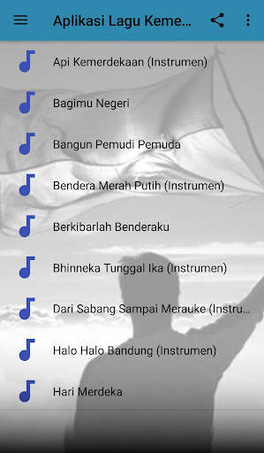 Aplikasi Lengkap Lagu Kemerdek screenshot 2