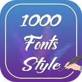 1000 Font Style 2.0