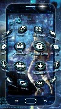 Futuristic Space Galaxy Theme screenshot 3