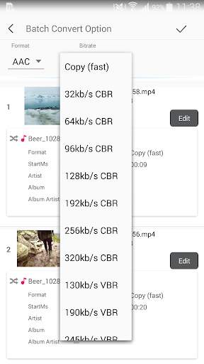 Video Mp3 Batch Converter Trim Audio Cut Merger screenshot 3