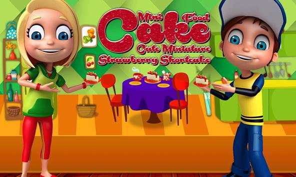 Mini Cake Maker Cooking Game स्क्रीनशॉट 1