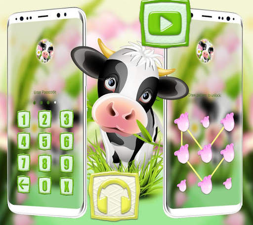 Cartoon Cow Launcher Theme screenshot 4