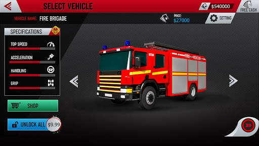 Firefighter Truck Rescue Games screenshot 5