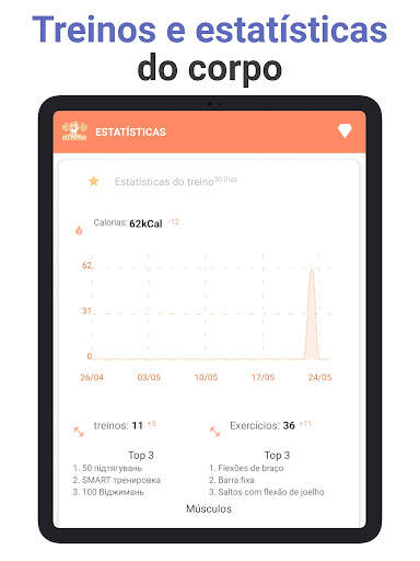 Exercícios em casa BeStronger screenshot 14