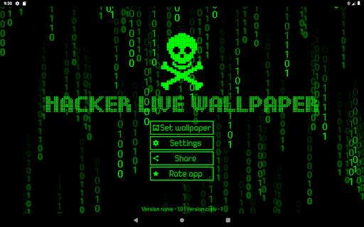 Hacker Live Wallpaper Matrix screenshot 1