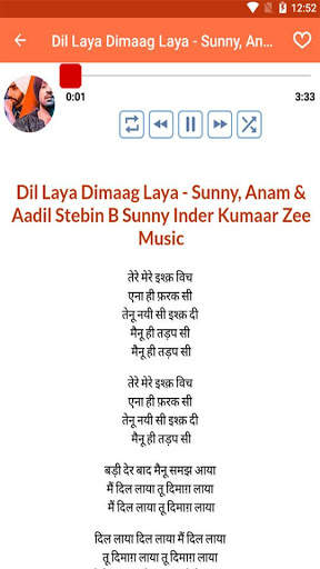 Punjabi Hits Song   Lyrics screenshot 6